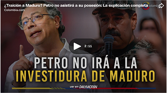 Petro se desmarca: no irá a posesión de Nicolás Maduro el viernes