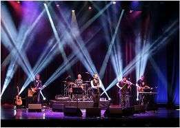 Concierto con luces en Bogotá